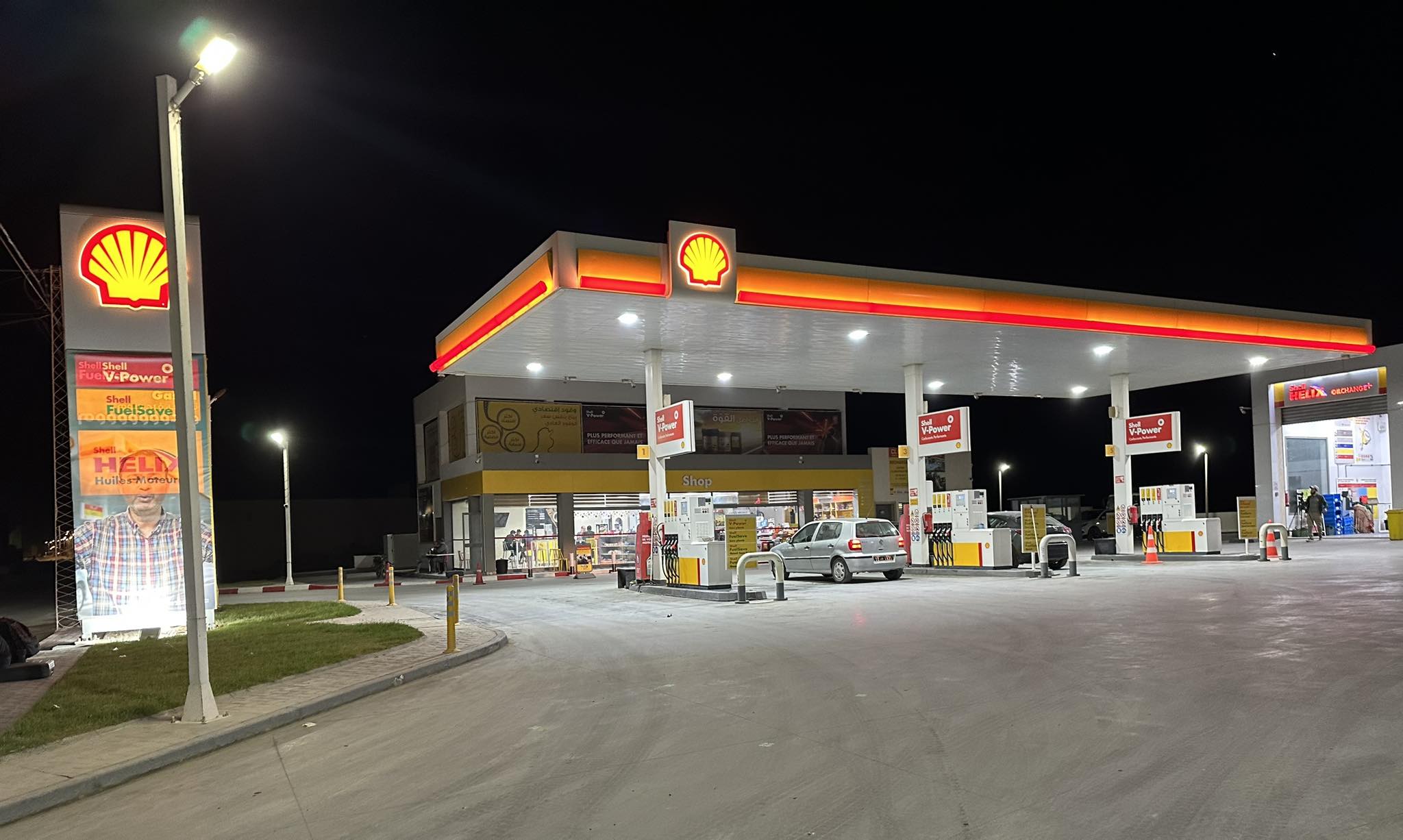 Station Shell – Vidange et lavage profesionnel